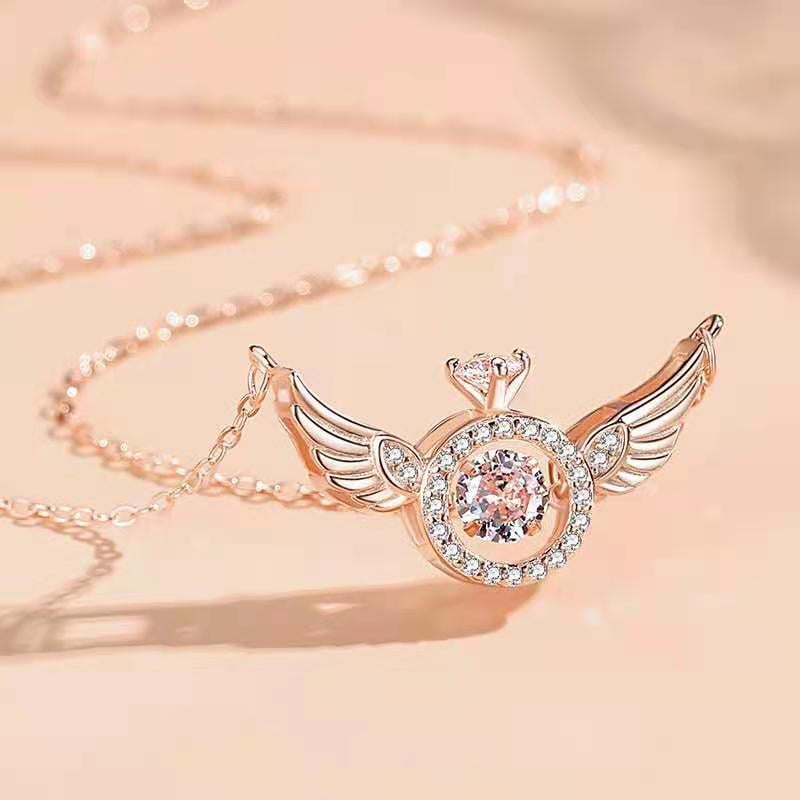 Celestique™ - Elegante Ketting met Engelen Vleugels