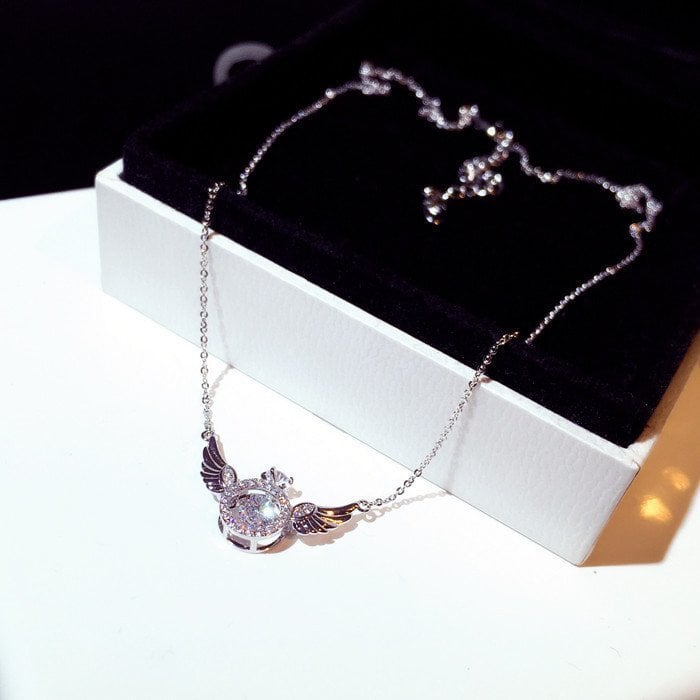 Celestique™ - Elegante Ketting met Engelen Vleugels