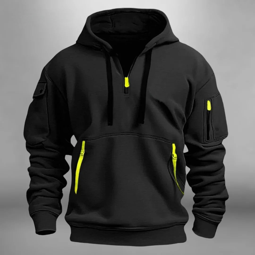 Antonio | Herenpullover met ritszakken