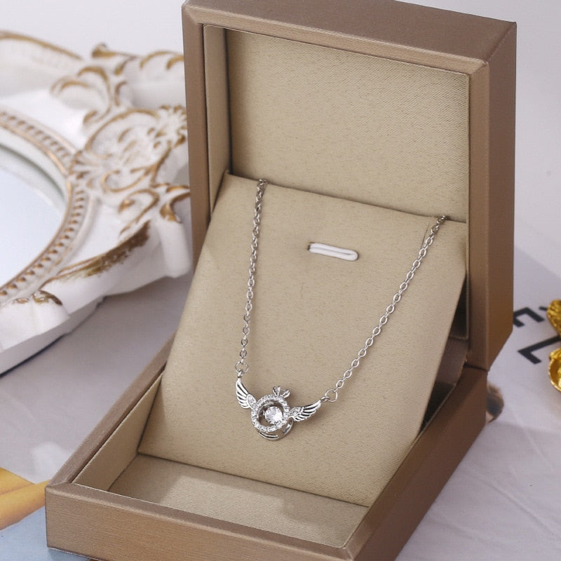 Celestique™ - Elegante Ketting met Engelen Vleugels