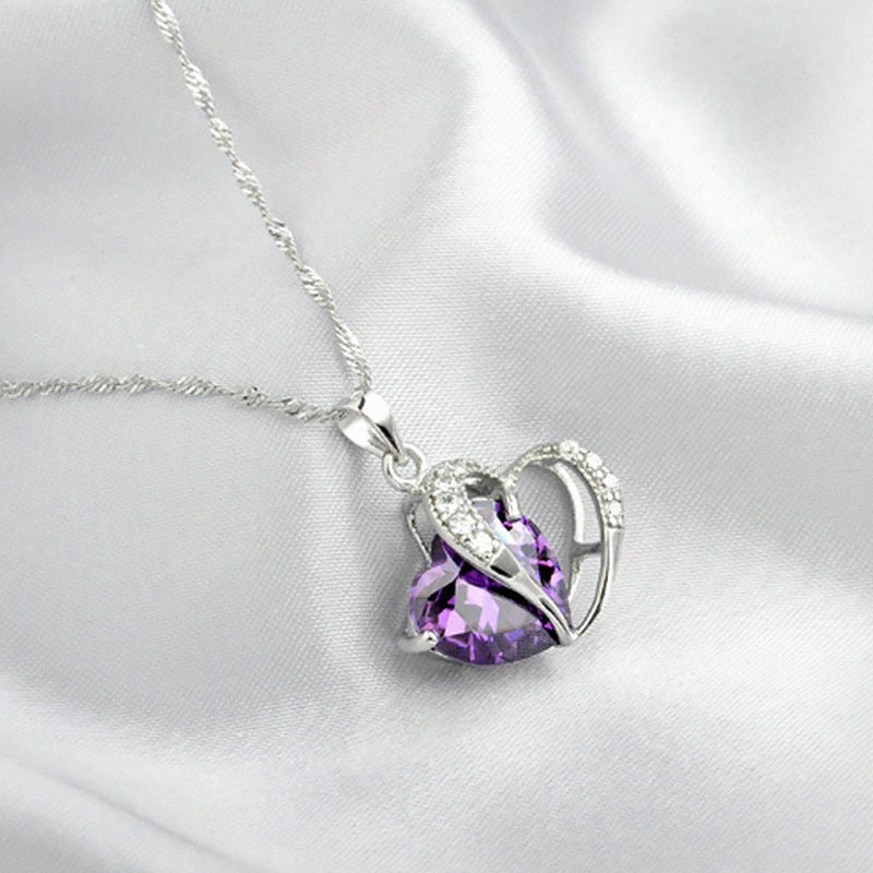 Cozuri | Hart Design Zirkoon Ketting Hanger + Oorbellen Set