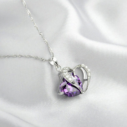Cozuri | Hart Design Zirkoon Ketting Hanger + Oorbellen Set