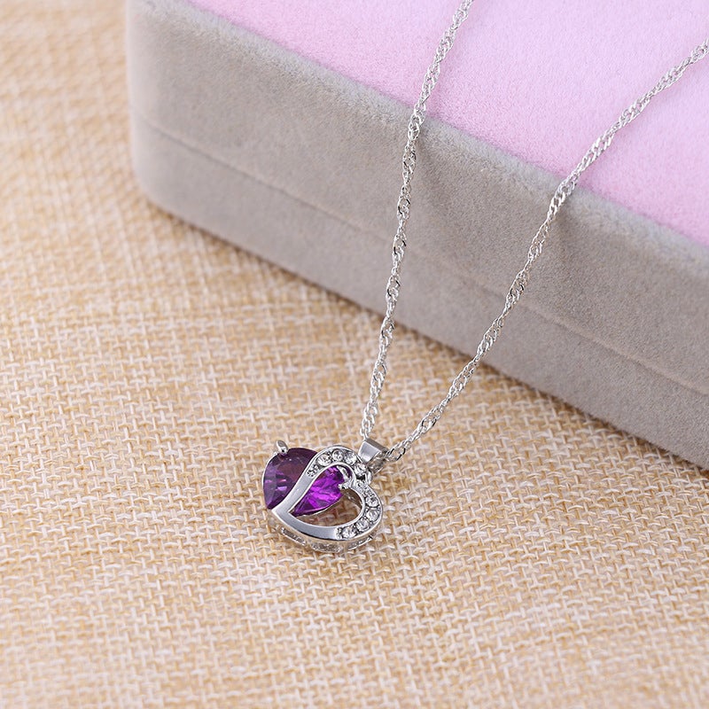 Cozuri | Hart Design Zirkoon Ketting Hanger + Oorbellen Set