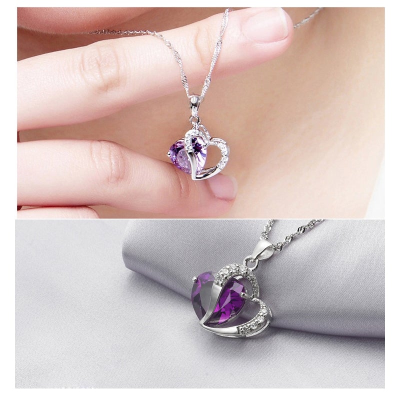 Cozuri | Hart Design Zirkoon Ketting Hanger + Oorbellen Set