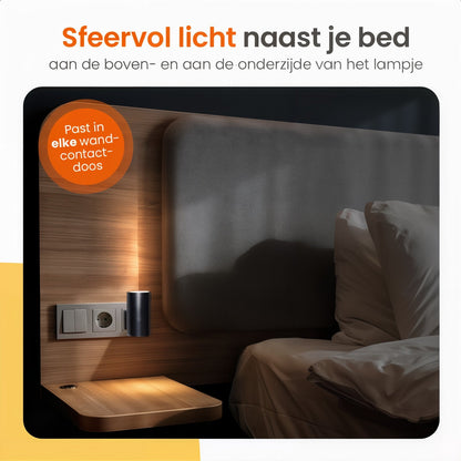 1 + 1 gratis Luminoos | Dimbare Nachtlamp