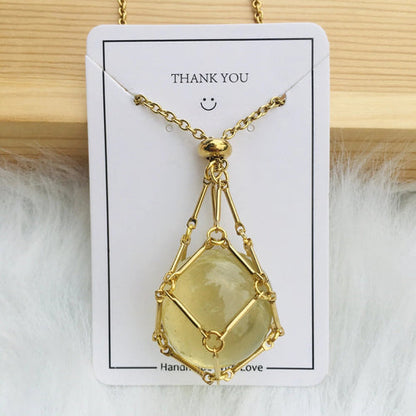 Celestique™ - Verstelbare Kristallen Stenen Houder Ketting
