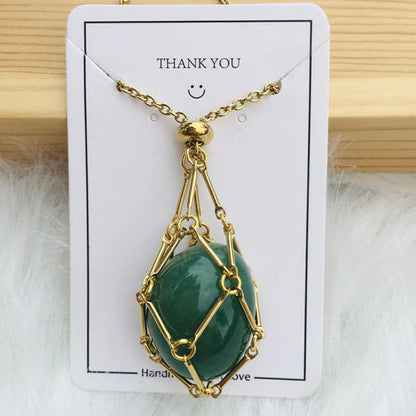Celestique™ - Verstelbare Kristallen Stenen Houder Ketting