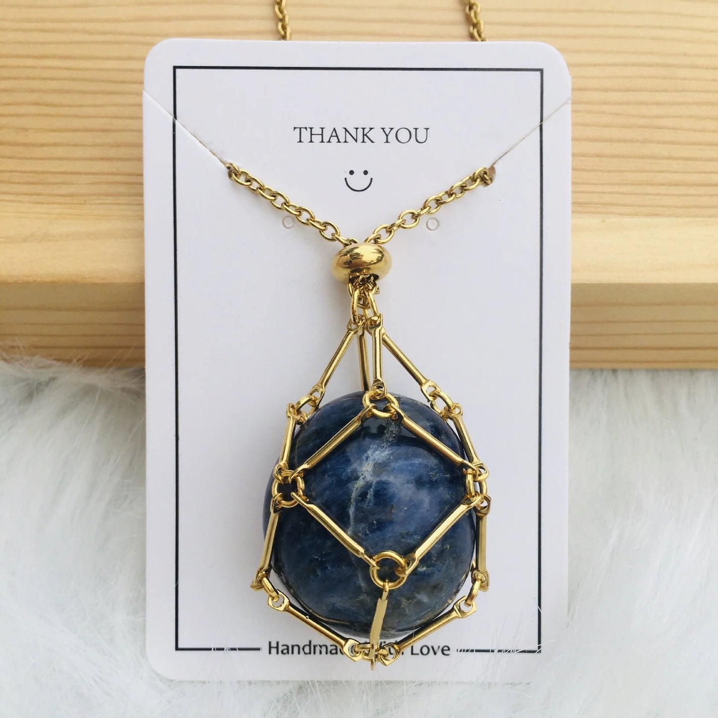 Celestique™ - Verstelbare Kristallen Stenen Houder Ketting