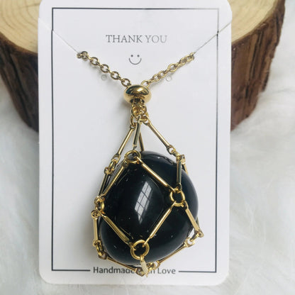 Celestique™ - Verstelbare Kristallen Stenen Houder Ketting