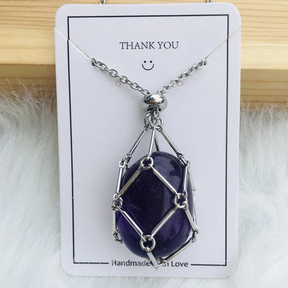 Celestique™ - Verstelbare Kristallen Stenen Houder Ketting