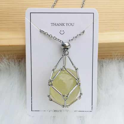 Celestique™ - Verstelbare Kristallen Stenen Houder Ketting