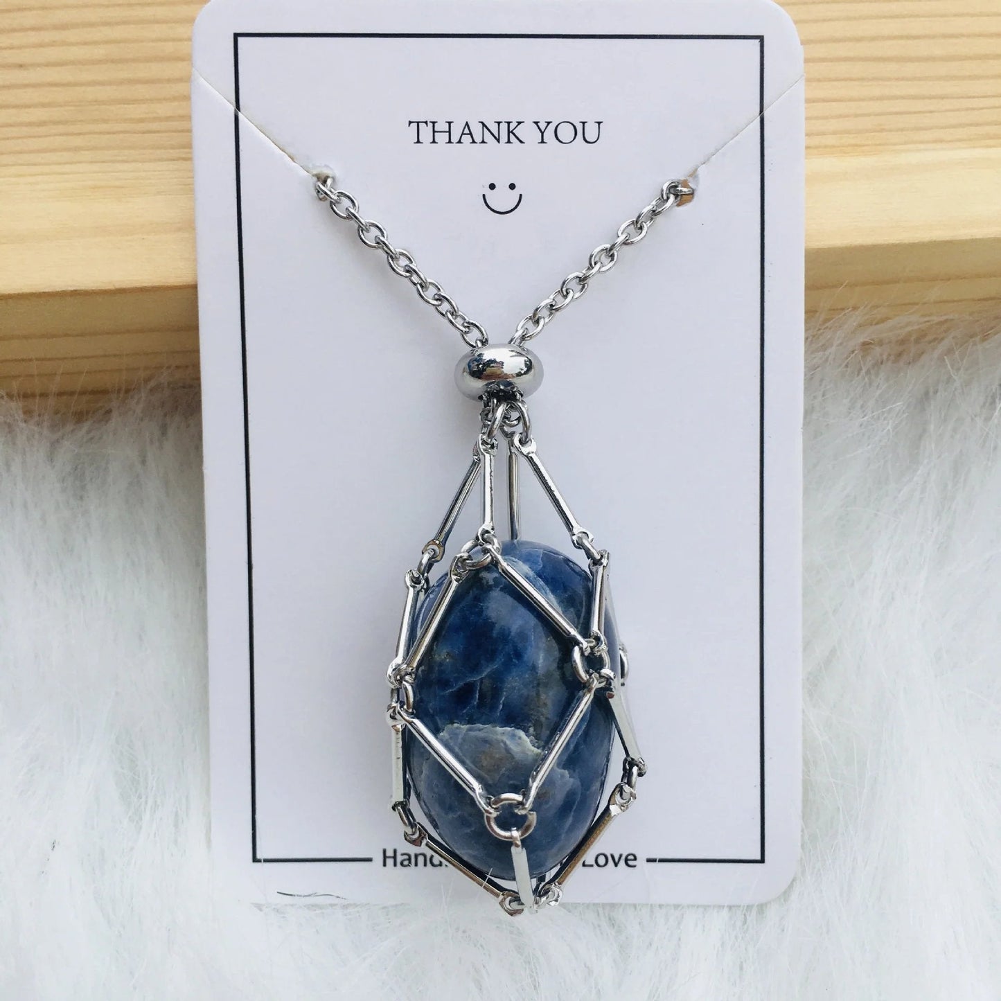 Celestique™ - Verstelbare Kristallen Stenen Houder Ketting