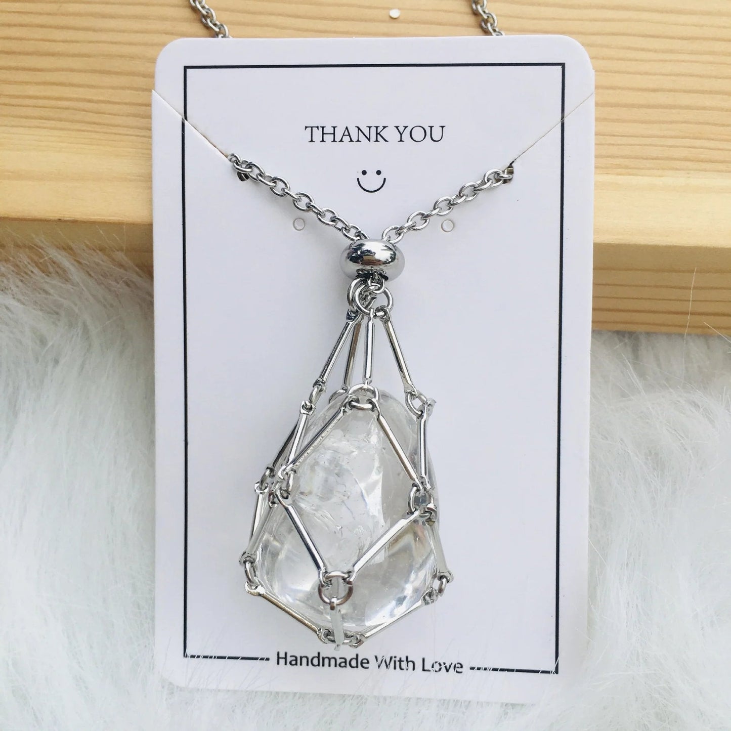 Celestique™ - Verstelbare Kristallen Stenen Houder Ketting