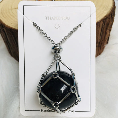 Celestique™ - Verstelbare Kristallen Stenen Houder Ketting