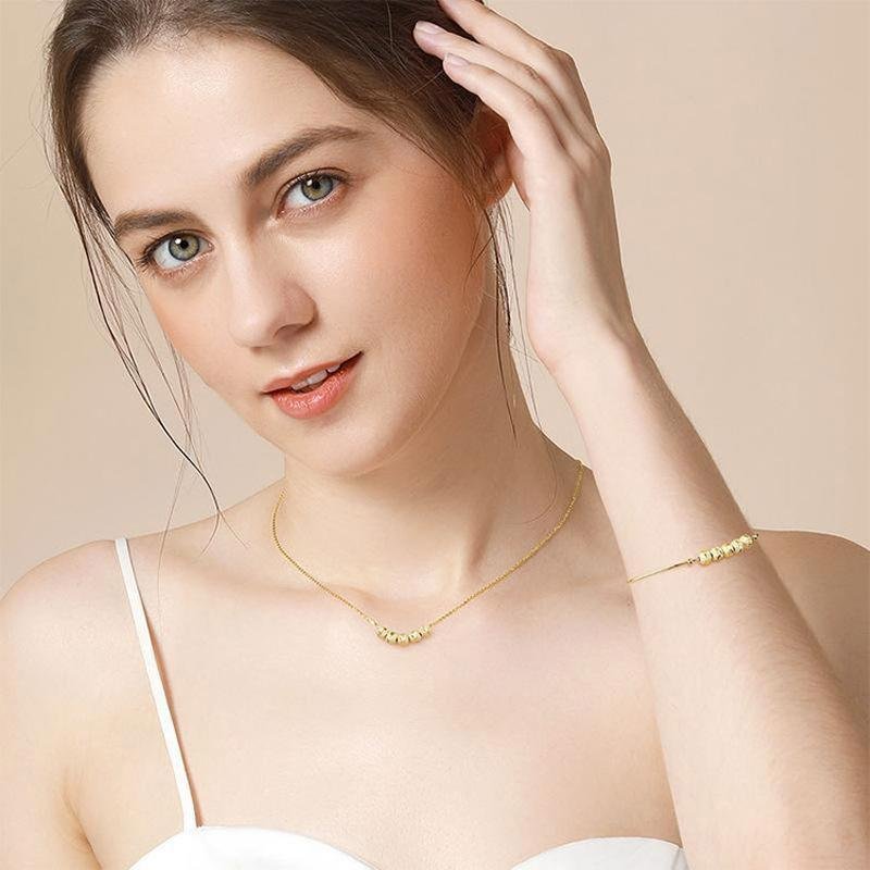 Cozuri | Elegante kralen ketting & armband in 1