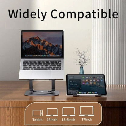 LaptopPro360° Stand - Roterende Aluminium Laptop Tablet Stand