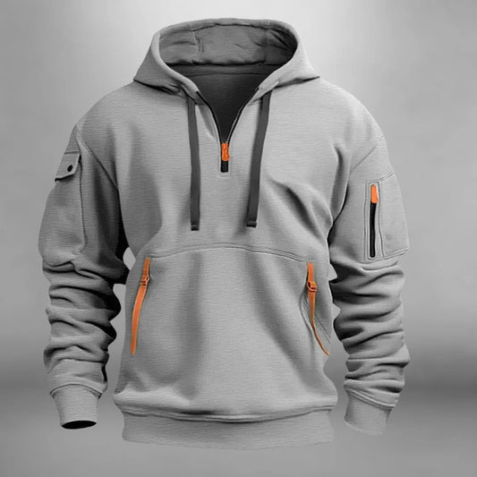 Antonio | Herenpullover met ritszakken