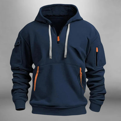 Antonio | Herenpullover met ritszakken
