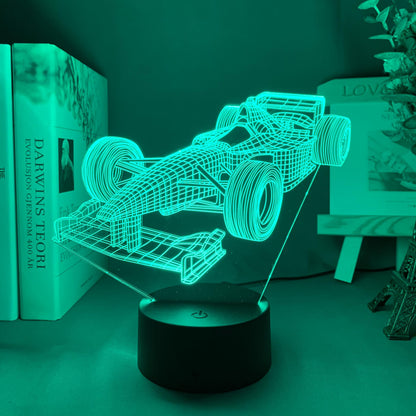 Luminoos™ Formule-1 3D Lamp met Kleur Modus