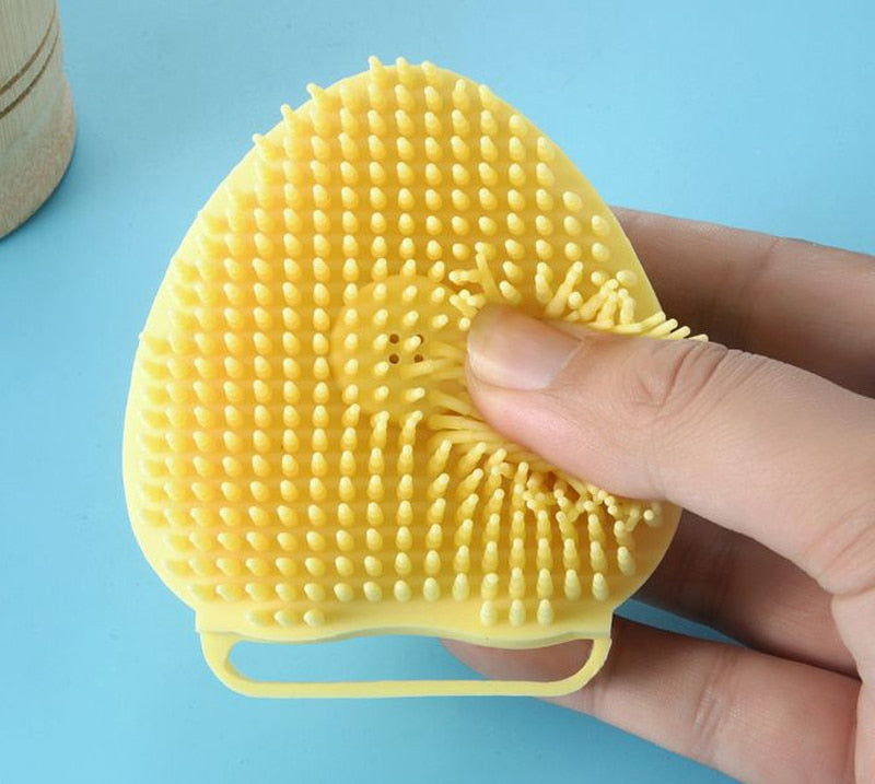 Powtopia™ - Siliconen Massageborstel Voor Huisdieren Met Shampoodoos