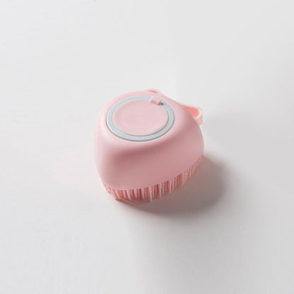 Powtopia™ - Siliconen Massageborstel Voor Huisdieren Met Shampoodoos
