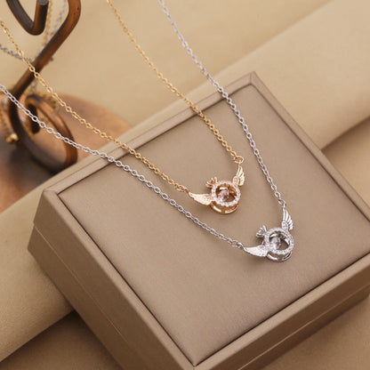 Celestique™ - Elegante Ketting met Engelen Vleugels
