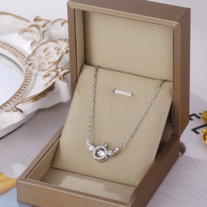 Celestique™ - Elegante Ketting met Engelen Vleugels
