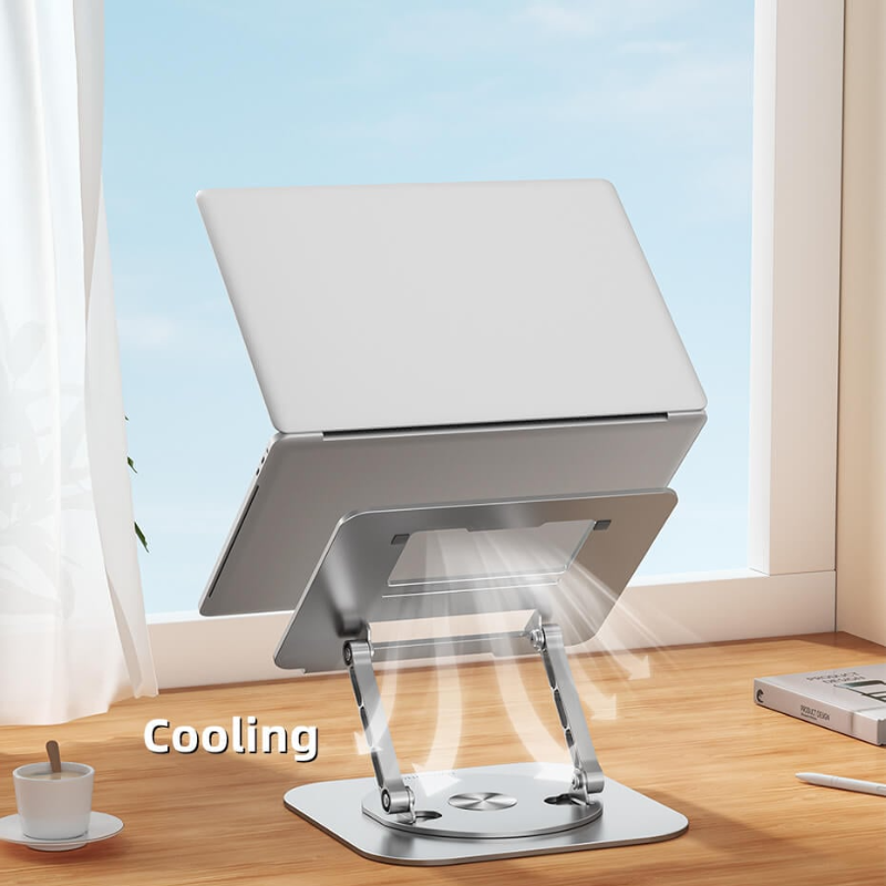 LaptopPro360° Stand - Roterende Aluminium Laptop Tablet Stand