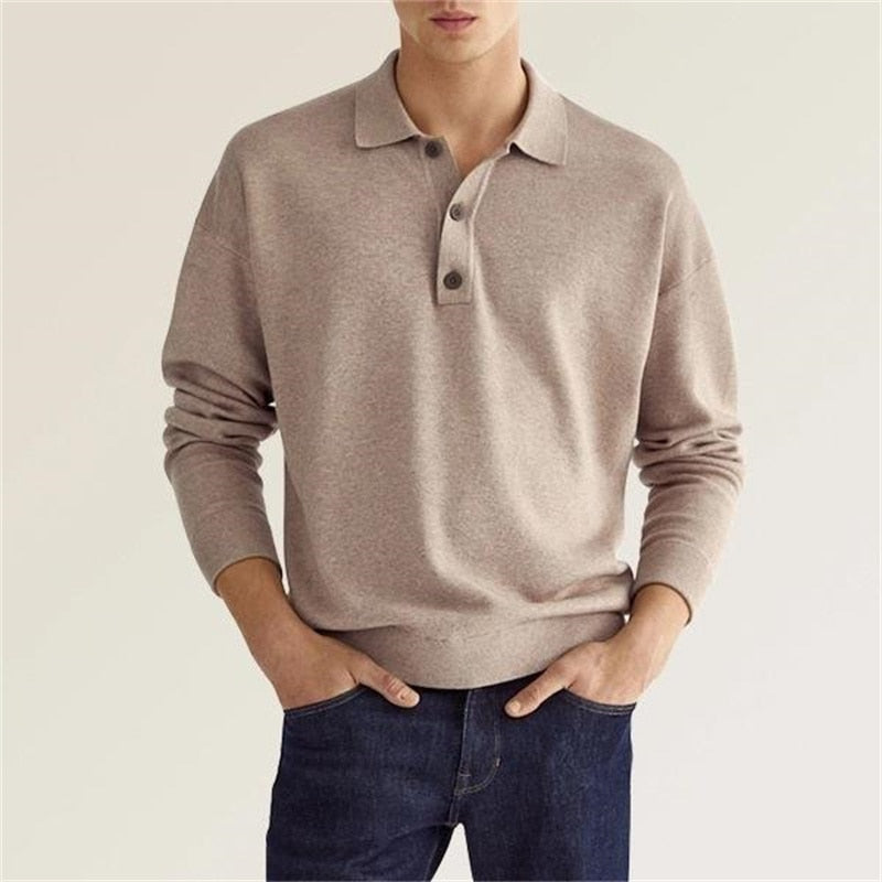 Elegance Allure™  - Elegante polo met lange mouwen