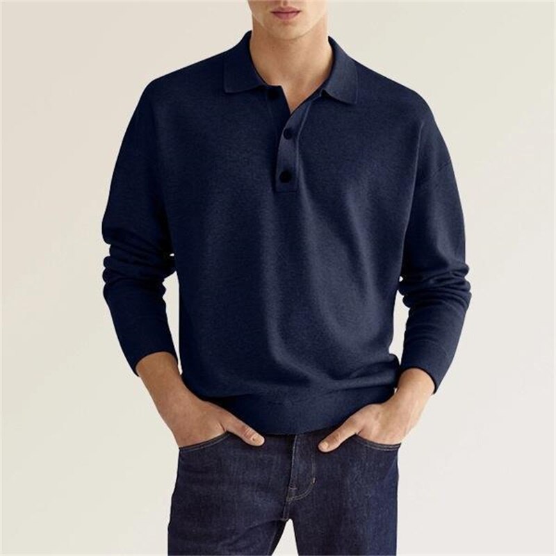Elegance Allure™  - Elegante polo met lange mouwen