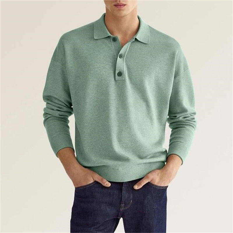 Elegance Allure™  - Elegante polo met lange mouwen