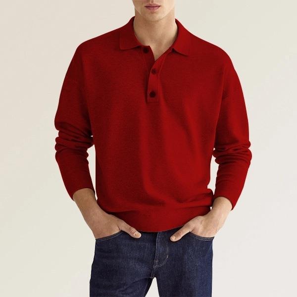 Elegance Allure™  - Elegante polo met lange mouwen