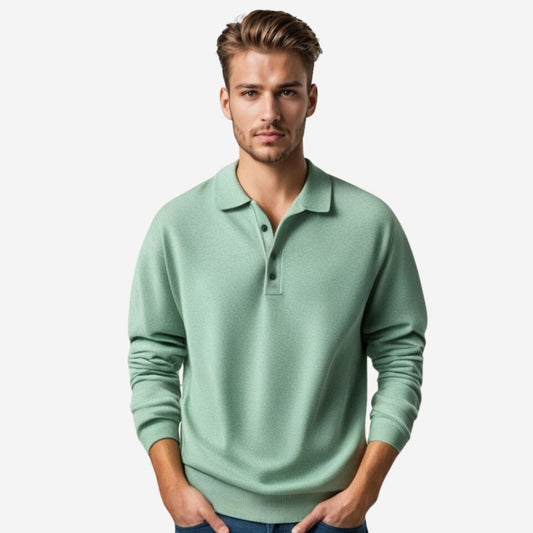Elegance Allure™  - Elegante polo met lange mouwen
