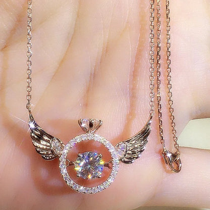 Celestique™ - Elegante Ketting met Engelen Vleugels